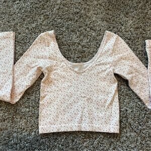 Floral Long Sleeve Women's Top